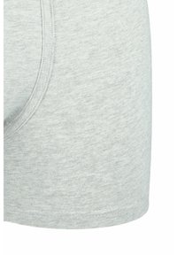 Szare bawełniane bokserki o miękkiej, szczotkowanej fakturze oraz gładkim, elastycznym pasku w talii. Posiadają szwy flatlock dla większego komfortu.