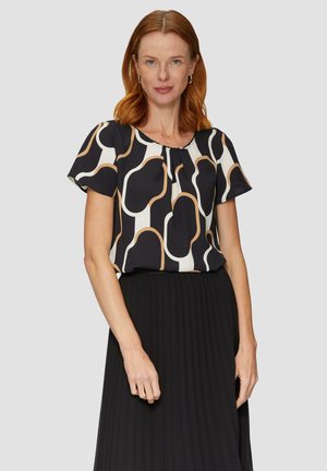 s.Oliver BLACK LABEL Print T-shirt - schwarz