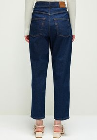 adL HIGH WAIST  - Jeans straight leg - navy blue