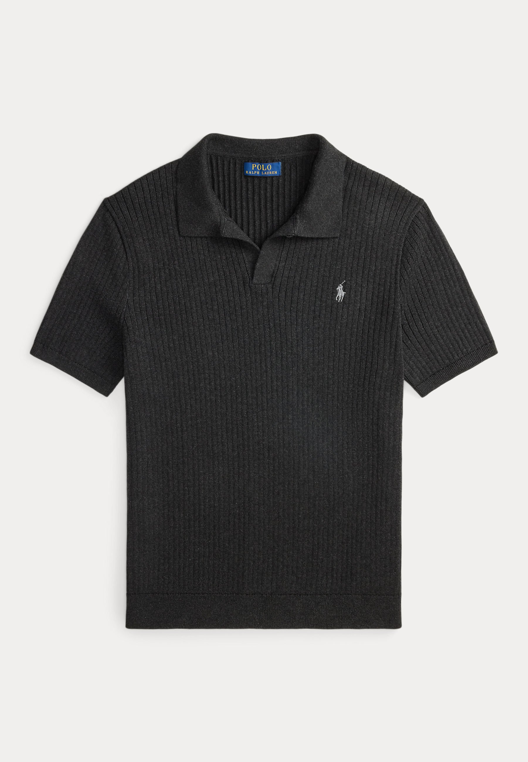 Polo Ralph Lauren RIB-KNIT COTTON JOHNNY-COLLAR SWEATER - Polo