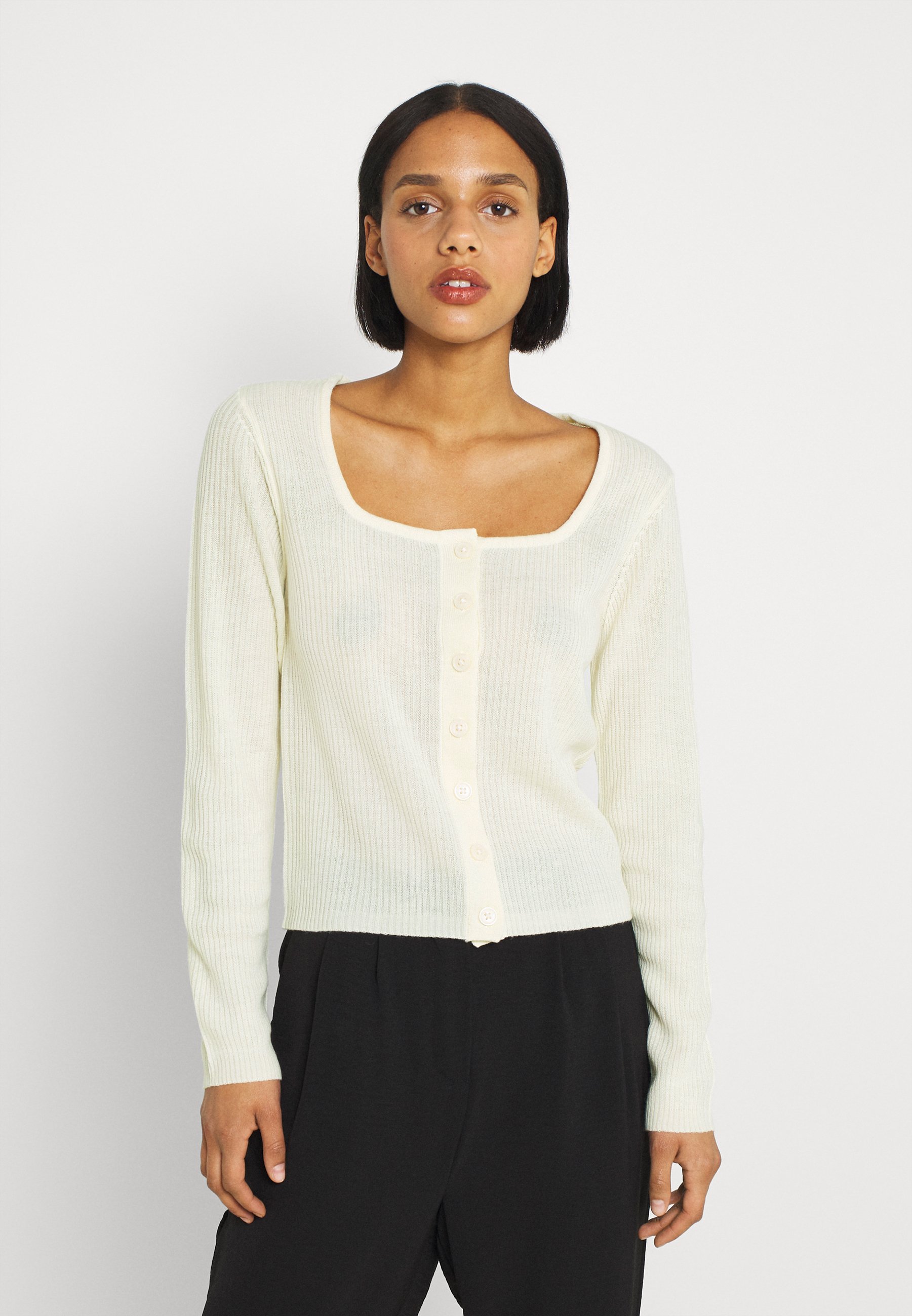 Vila VITRIN SQUARE NECK CARDIGAN 