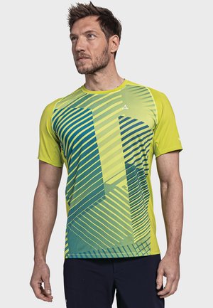 Schöffel AUKRA - Print T-shirt - gelb
