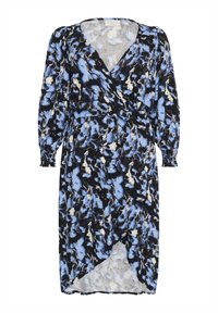KCLURANA - Robe de jour - black blue graphic strokes