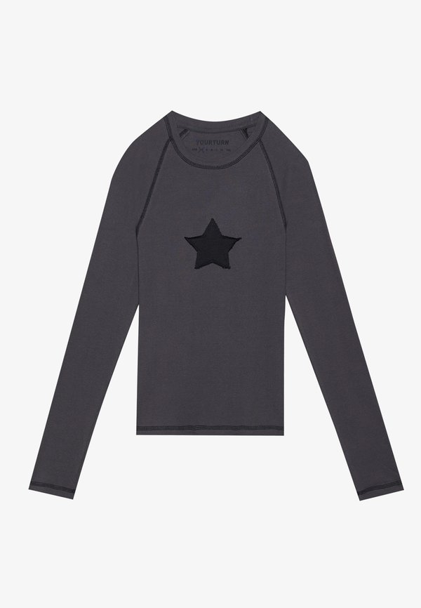 UNISEX - Long sleeved top - forged iron4