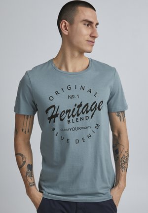 BHABRAHAM - T-Shirt print - bluestone