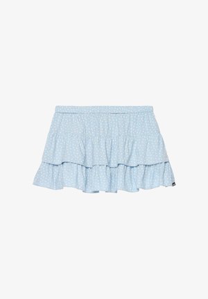 Superdry & Co, SUPERDRY PRINTED TIERED MINI SKIRT.. - Minijupe - blue fog daisy hearts