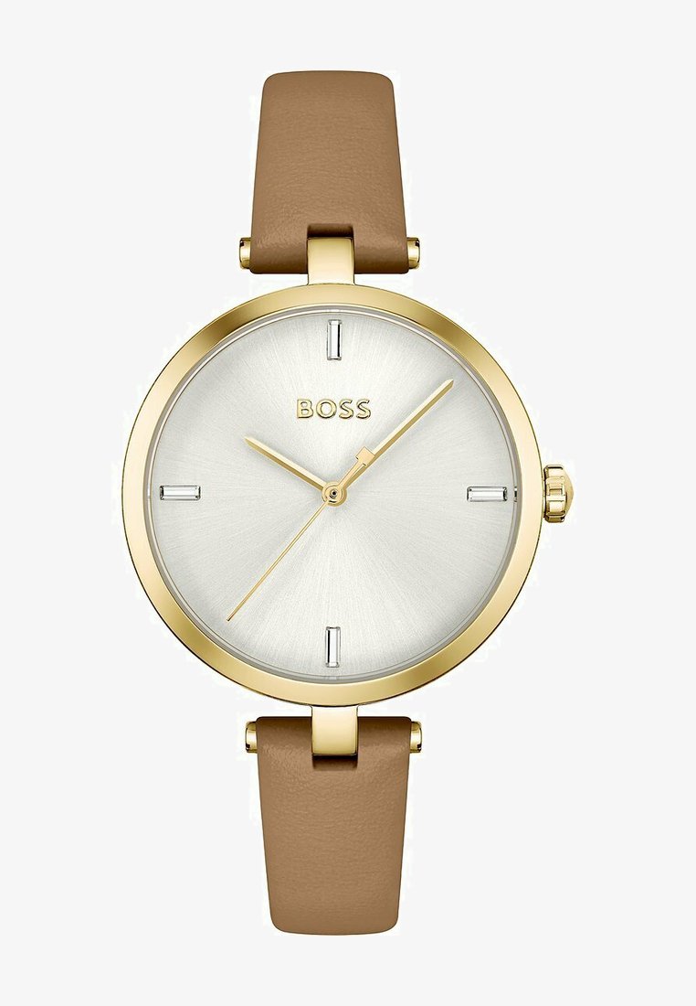 BOSS Uhr gold-coloured/braun