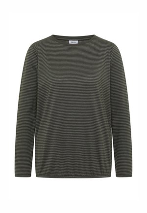 Cecil, LANGARM SHIRT MIT BOAT NECK UND STREIFEN - Langærmet T-shirt - raw khaki