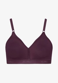 Unselected, aubergine