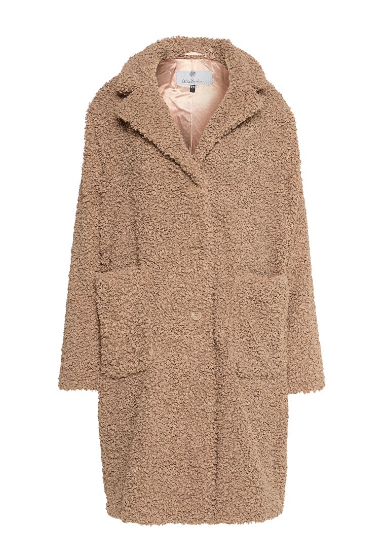 Ulla Popken Mantel lichtbruin Ulla Popken Mantel lichtbruin