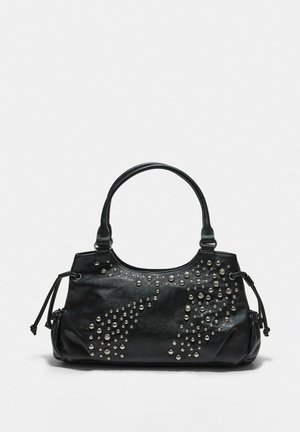 Stradivarius, STUDDED CITY BAG - Sac à main - black