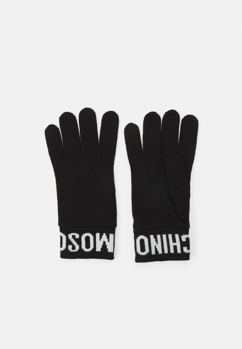 MOSCHINO - GLOVE - Fingerhandschuh - black, Vergrößern