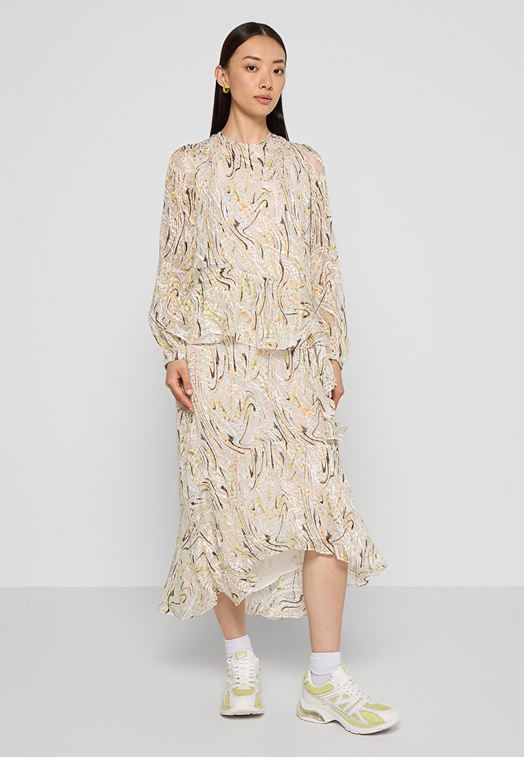 lala Berlin Maxi-jurk beige