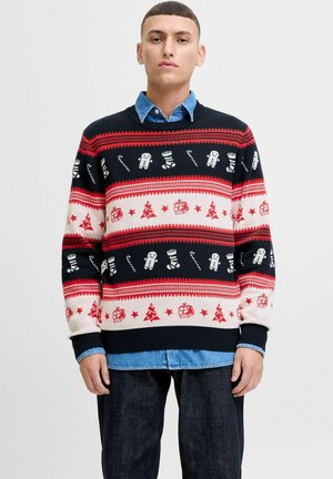 PULLOVER X-MAS - Svetr - true red