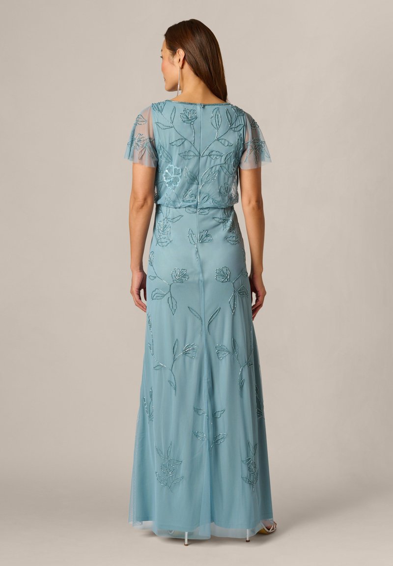 adrianna papell beaded dress long blouson BEAD - Robe de cocktail Shoe Size (UK):15 sticker:new-arrival:2025-03-03:2025-03-10 Black Trustworthy Western Long