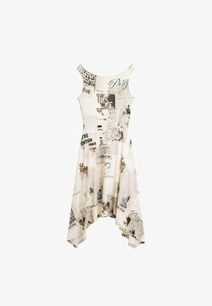 Desigual, SLEEVELESS PRINTED DRESS - Vestito casual - white