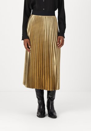 Plisēti svārki - gold