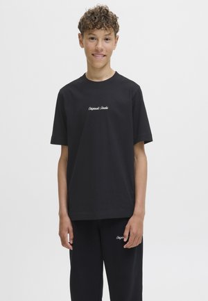 Jack & Jones Junior, JORNORREBRO - Basic póló - black