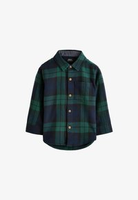 Ausgewählt, green tartan check plain