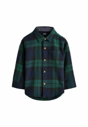 Vapaa-ajan kauluspaita - green tartan check plain