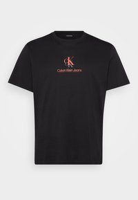 PLUS SHADOW LOGO TEE - Marškinėliai su spaudiniu - black