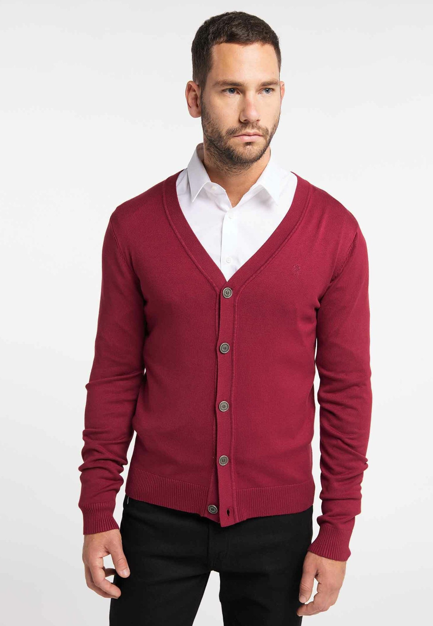 DreiMaster Vest burgundyRood Zalando.nl DreiMaster Trui burgundyRood Zalando.nl