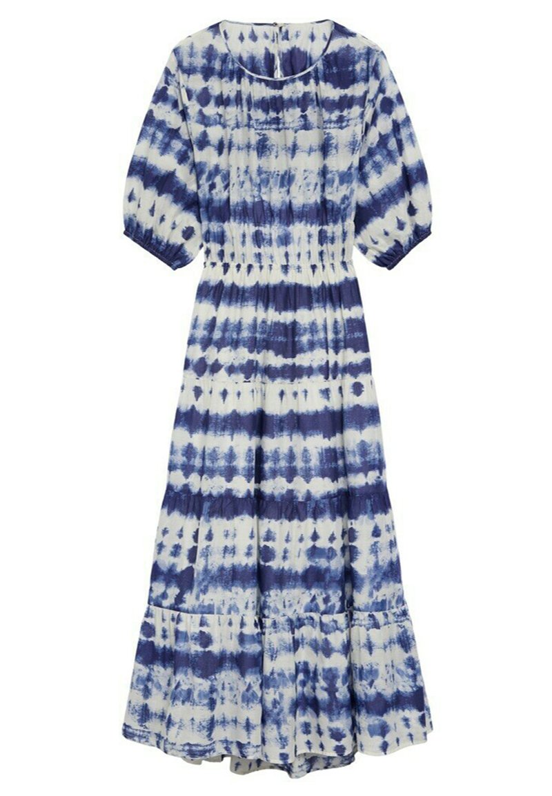 robe mango bleu et blanche