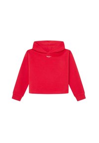 Pepe Jeans Felpa con cappuccio - hot red