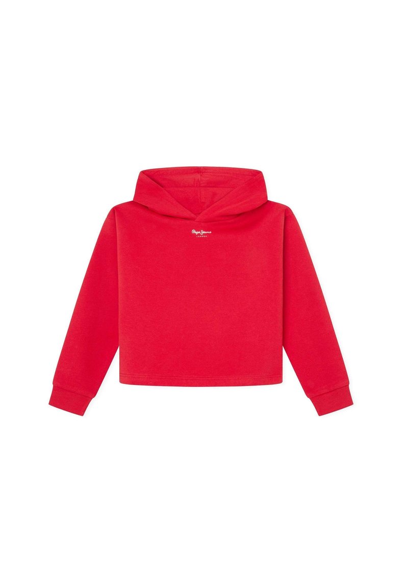 Pepe Jeans Felpa con cappuccio - hot red