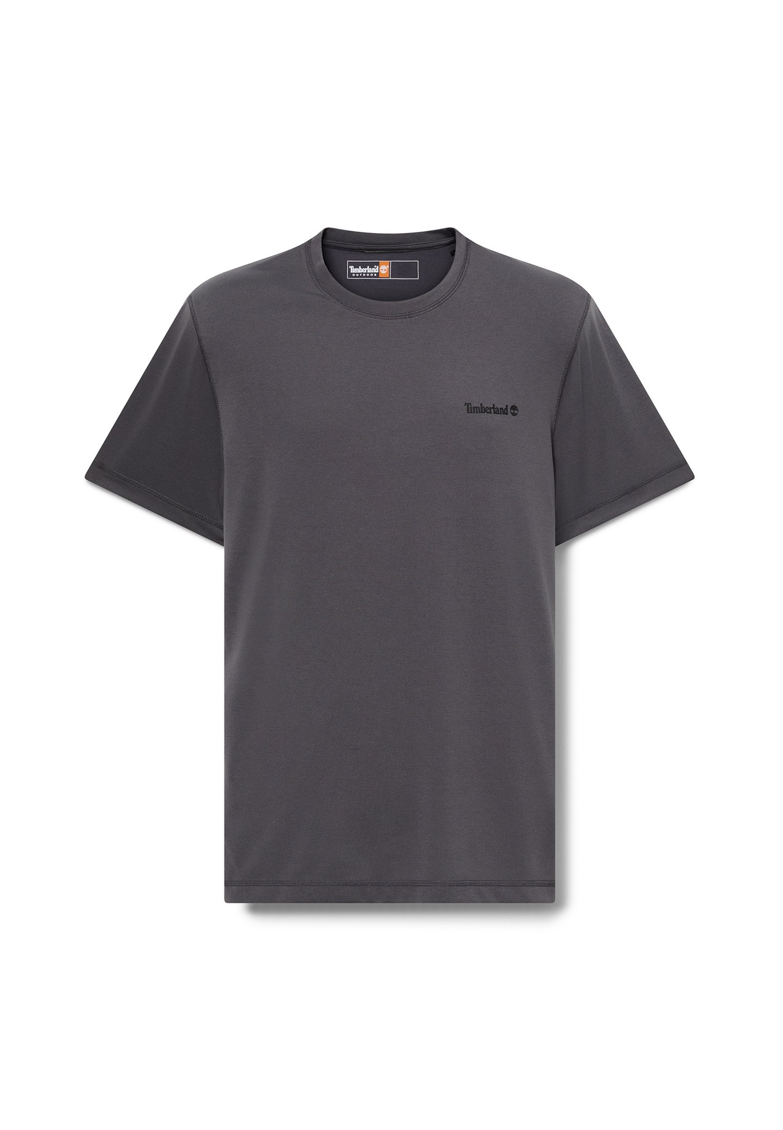 Timberland QUICK-DRY SHORT-SLEEVE TEE - Jednoduché tričko - dark grey