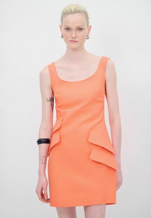 SLEEVELESS WITH FLAP DETAIL - Vapaa-ajan mekko - orange