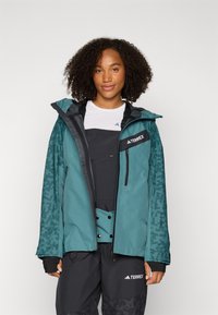 Adidas Terrex Hardshell-jakke - aurora ivy/preloved teal