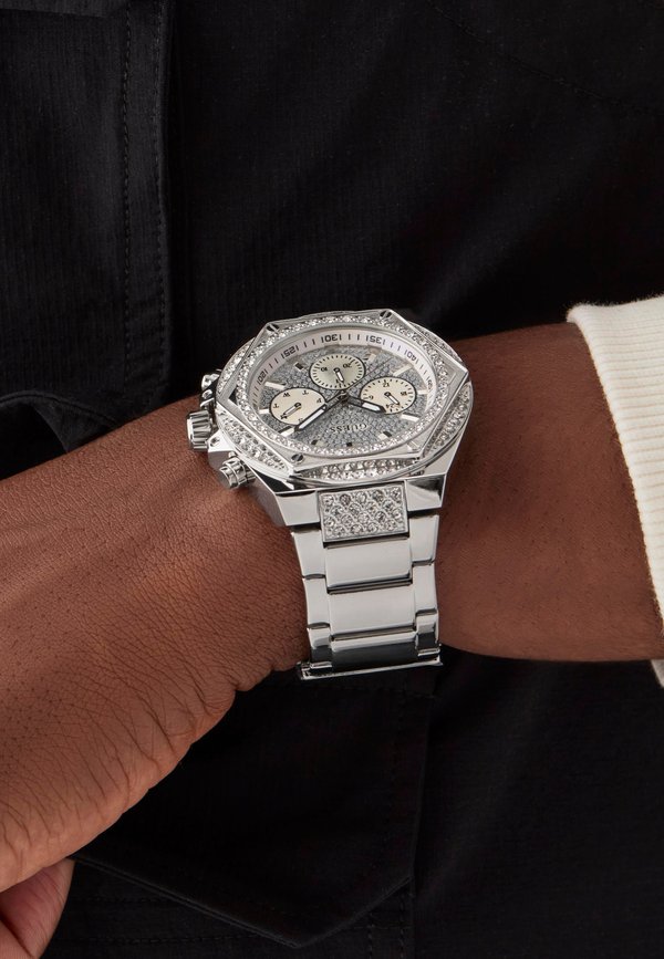 FURY - Chronograph watch - silver tone4