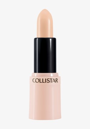Collistar makeup stick with a tapered beige tip, black and light pink cylindrical casing, featuring a gold logo on the lower part.