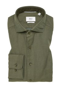 Eterna LINEN SHIRT - SLIM FIT - Camicia elegante - khaki