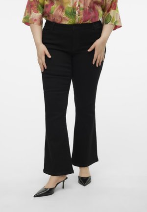 VMCELLY - Bootcut-farkut - black