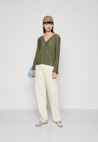 Samsøe Samsøe UMA BLOUSE - Pogājama blūze - dusty olive