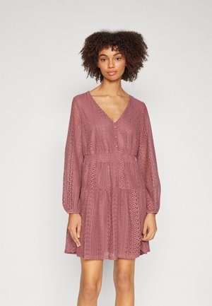 Vero Moda VMHONEY BUTTON SHORT DRESS - Φόρεμα ημέρας - rose brown