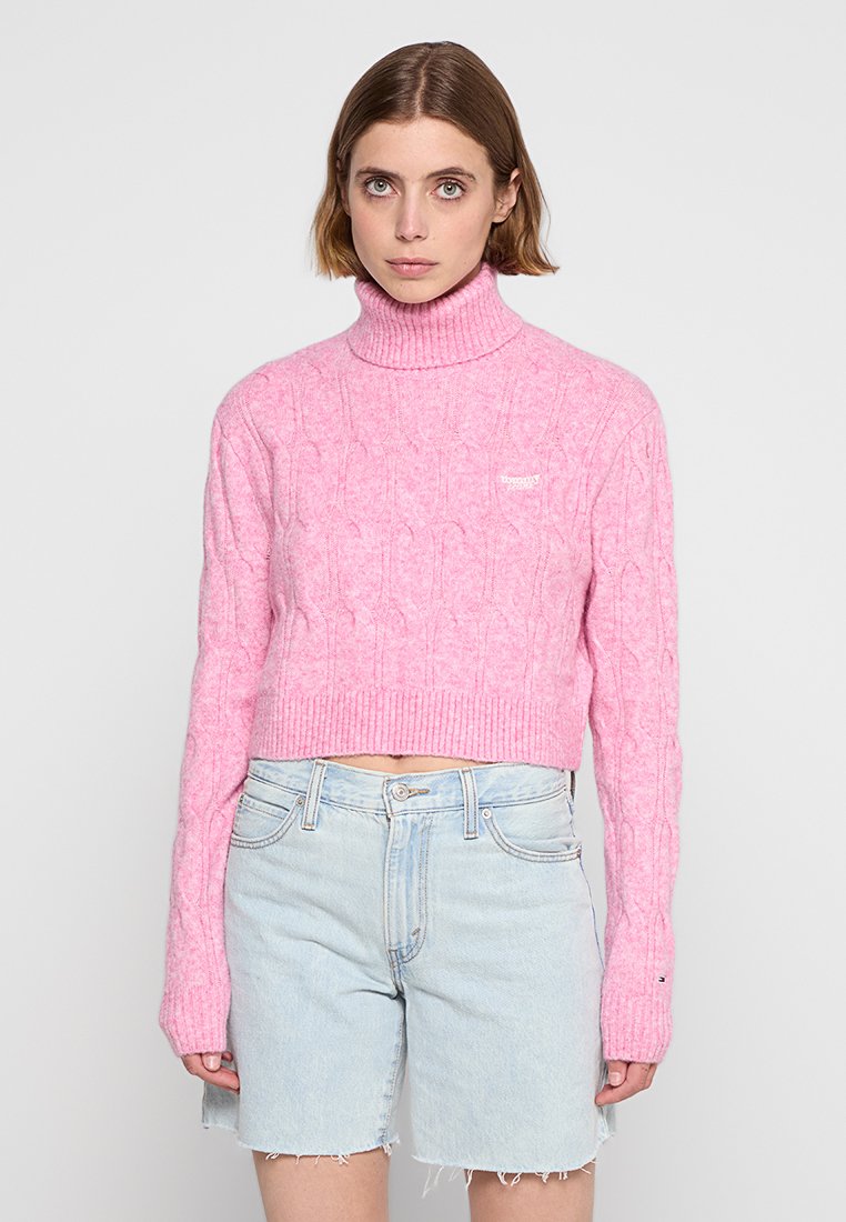 Tommy Jeans Trui donkerroze