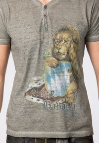 Stockerpoint T-Shirt print - stein