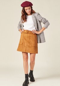 BONOBO Jeans Gonna a campana - marron