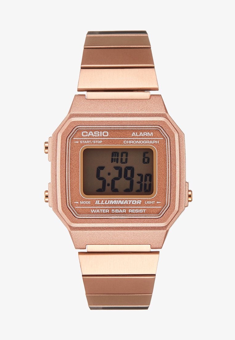 Casio Digital Watch Rose Gold Coloured Zalando Co Uk