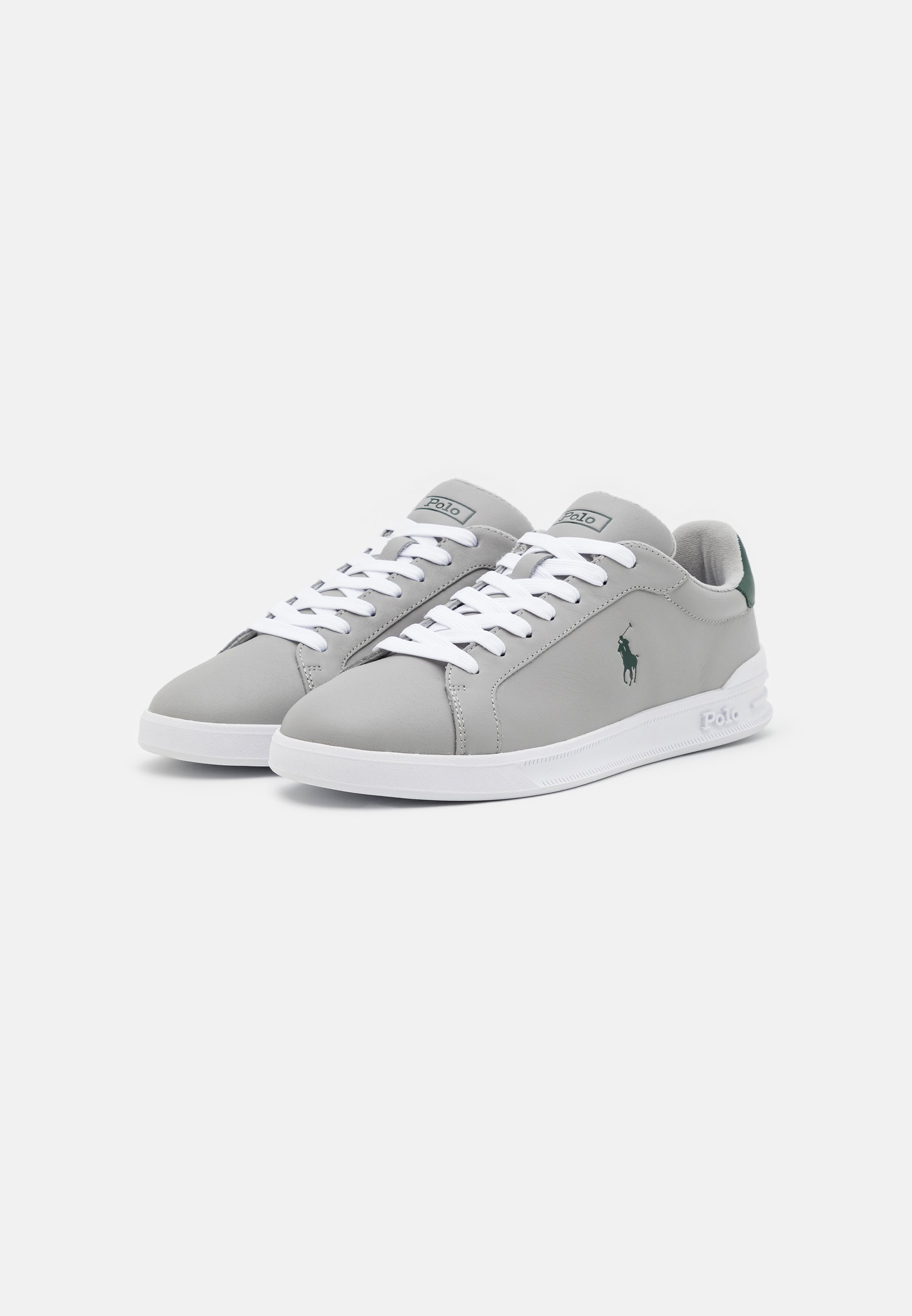 Polo Ralph Lauren HERITAGE COURT UNISEX - Sneakers basse - soft  grey/green/grigio - Zalando.it