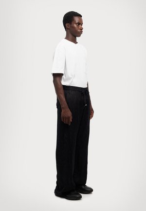 ELASTICATED TROUSERS UNISEX - Pantaloni - black