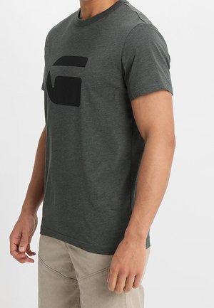 T-shirt print - mottled grey