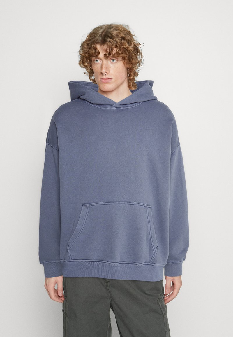 Abercrombie & Fitch ESSENTIALS Hoodie dark blue wash/dark blue