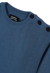 Monoprix COL ROND AVEC BOUTONS SUR L'ÉPAULE UNI - Pullover - riviere