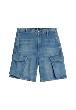 7 for all mankind, 7 FOR ALL MANKIND SHORTS CARGO LOLA SHORTS CARGO LOLA - Denimshorts - mid blue