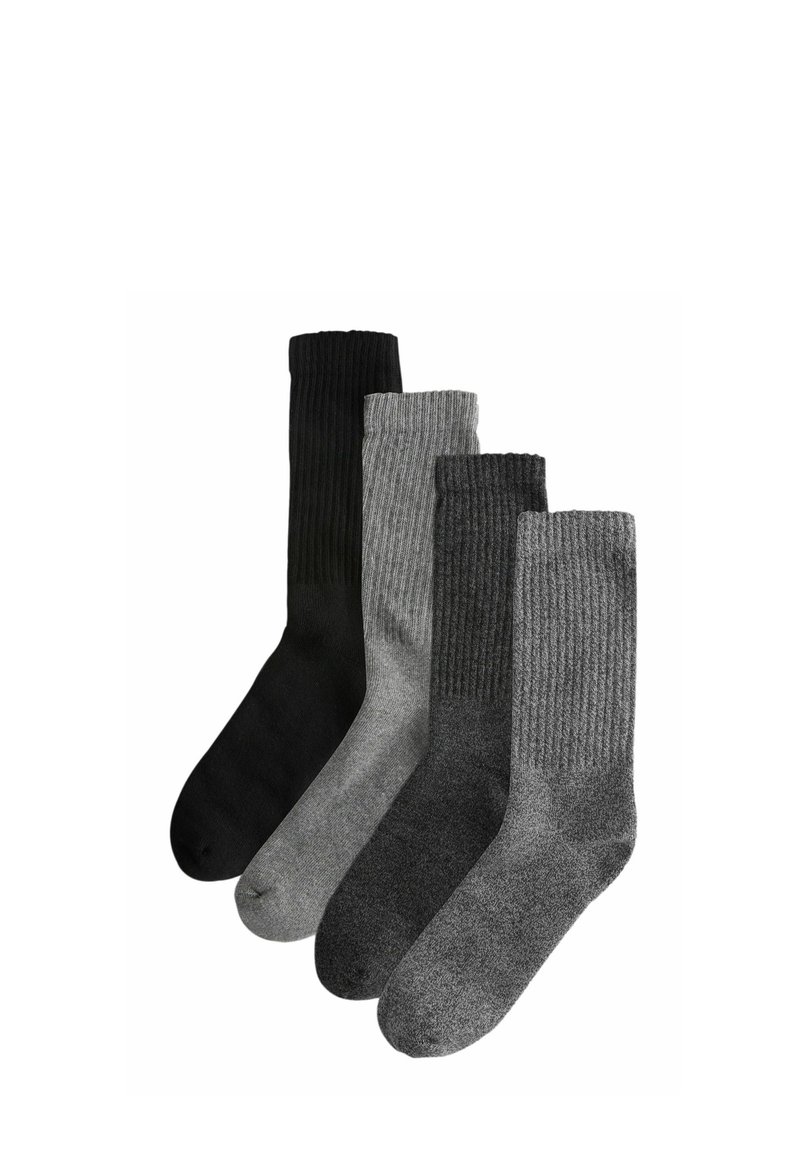 Next HEAVYWEIGHT FOUR PACK - Zoknik - grey black
