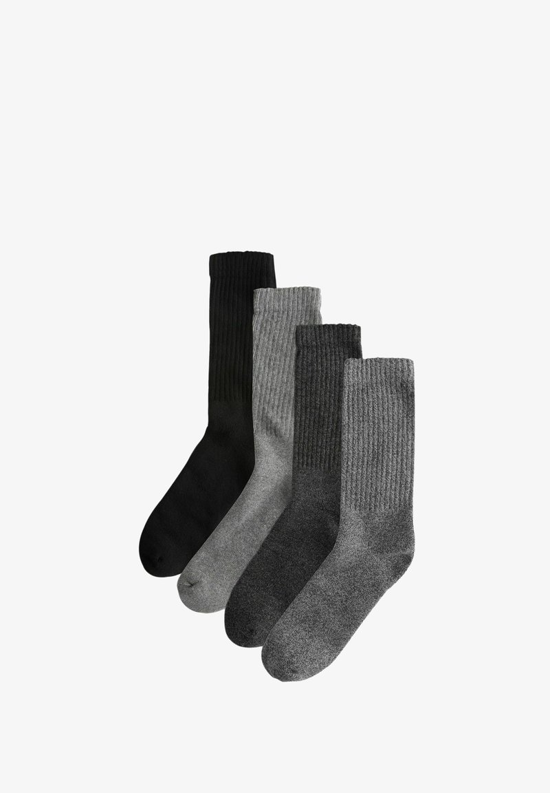 Next HEAVYWEIGHT FOUR PACK - Zoknik - grey black